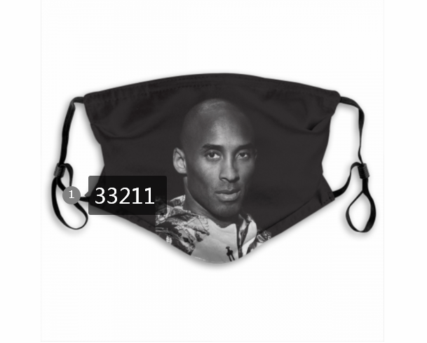 2021 NBA Los Angeles Lakers #24 kobe bryant 33211 Dust mask with filter->nba dust mask->Sports Accessory